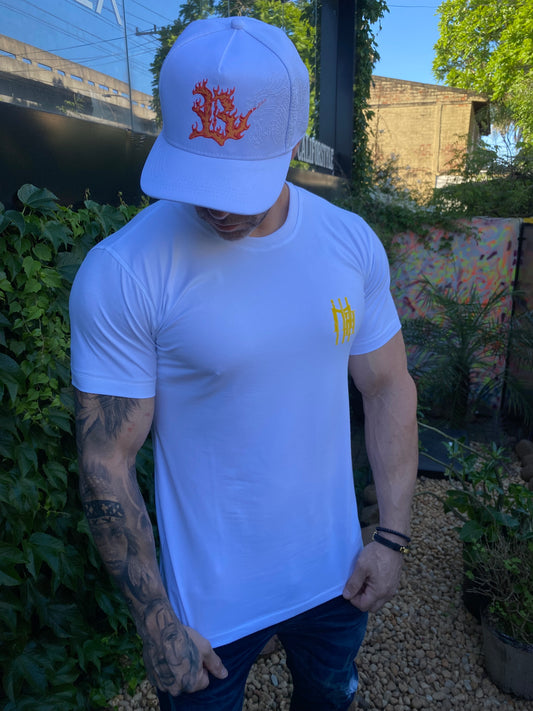Camiseta Mahe White Yellow