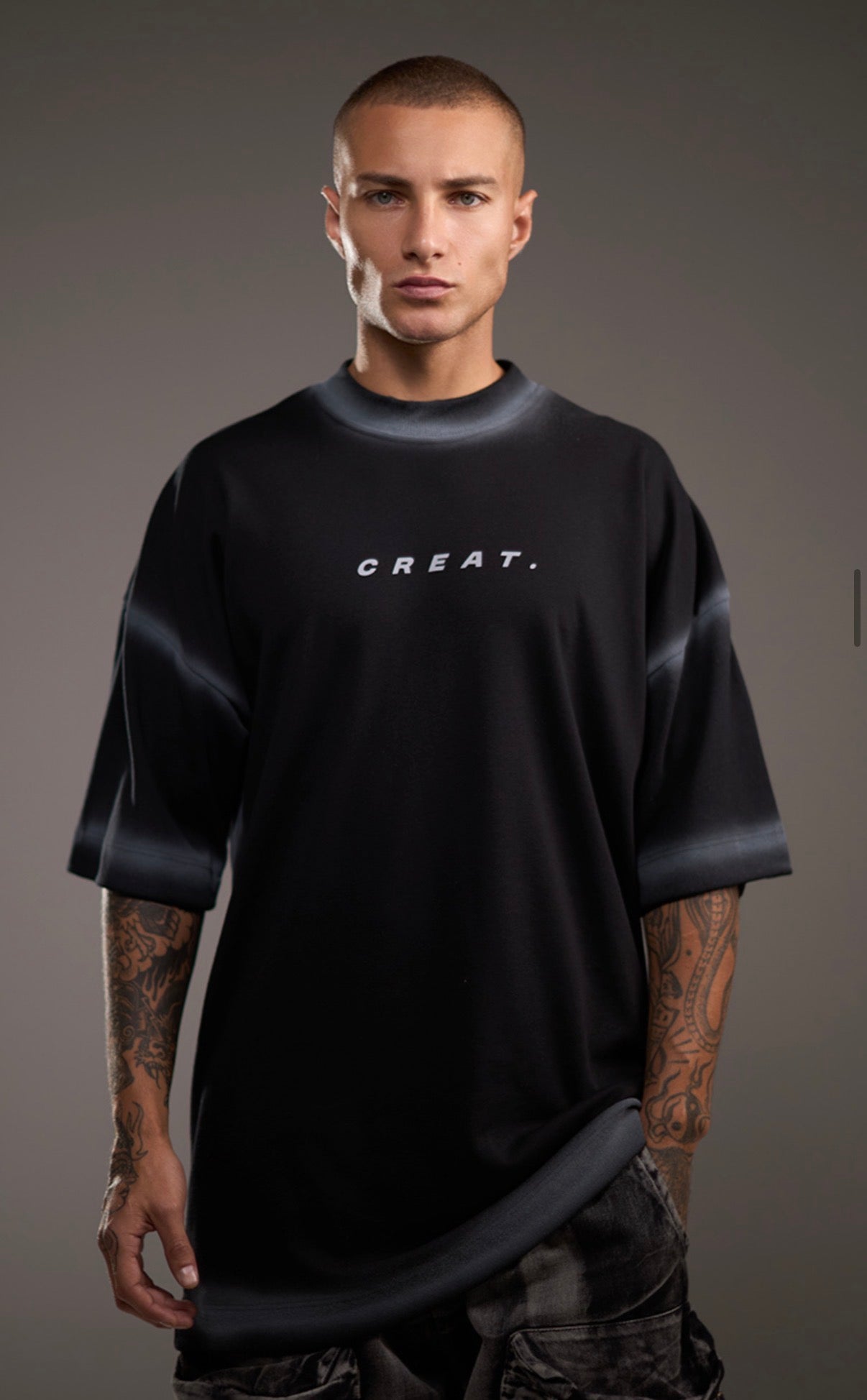 Camiseta Oversized Creat Black