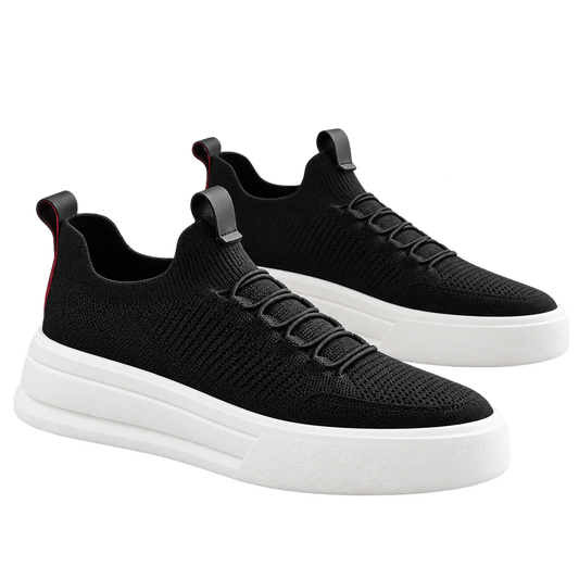 Tênis masculino casual Black White