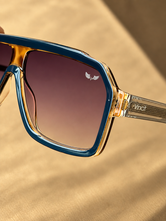 Óculos Vincit Imperial Blue Gold
