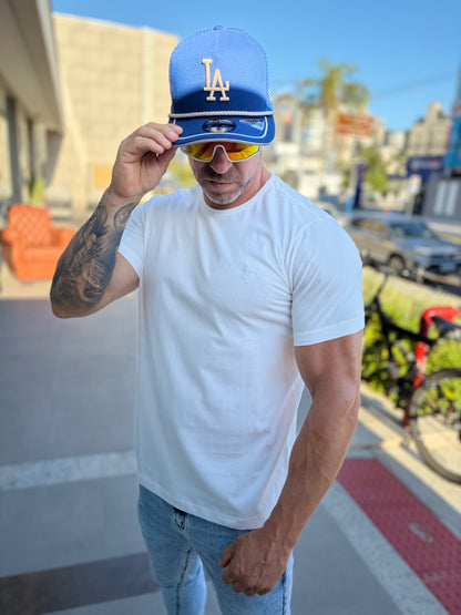 Camiseta LV Semi Long Slim Off White