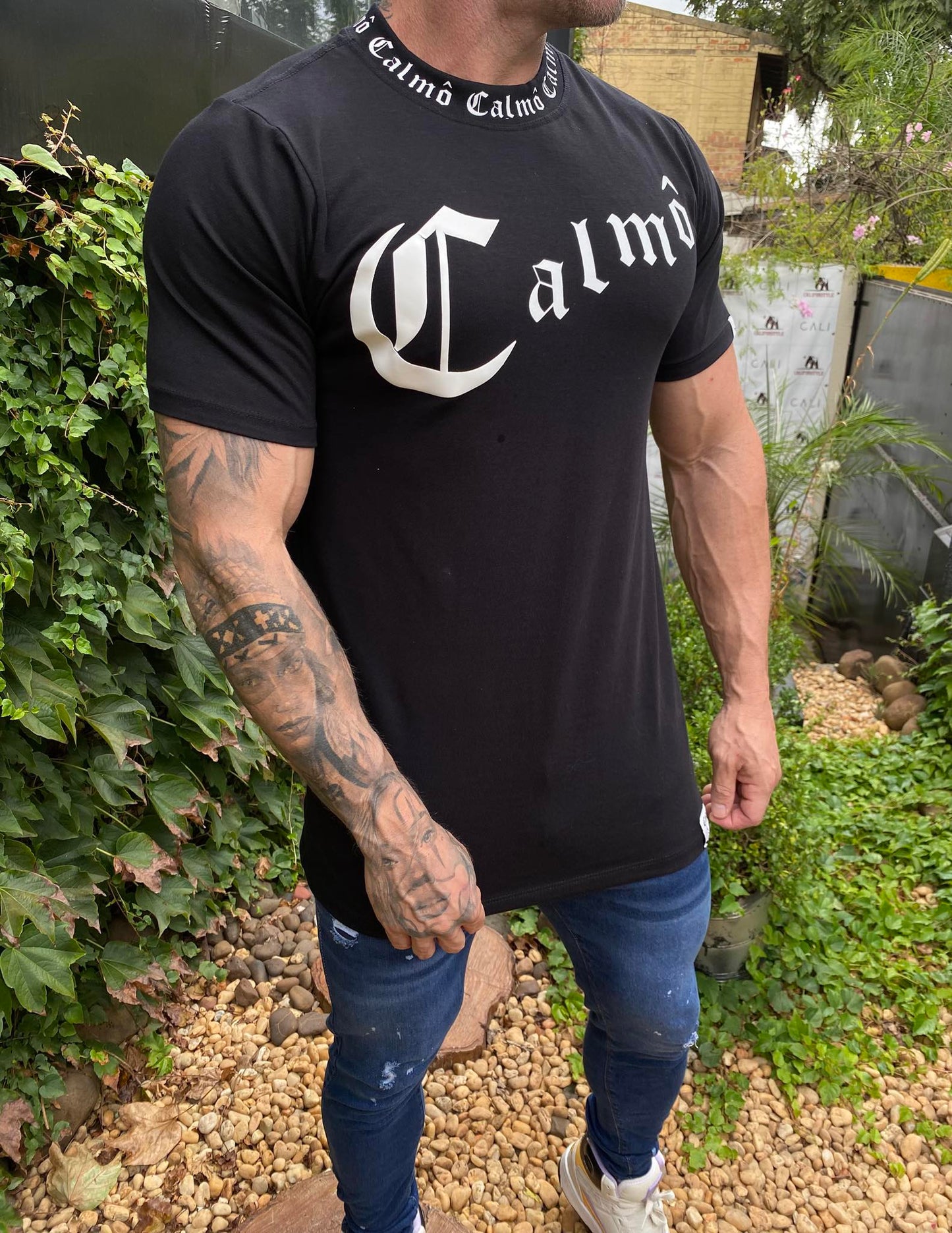 Camiseta Calmô Relevo Black
