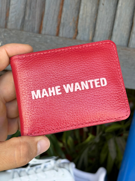 Carteira Mahe Red couro