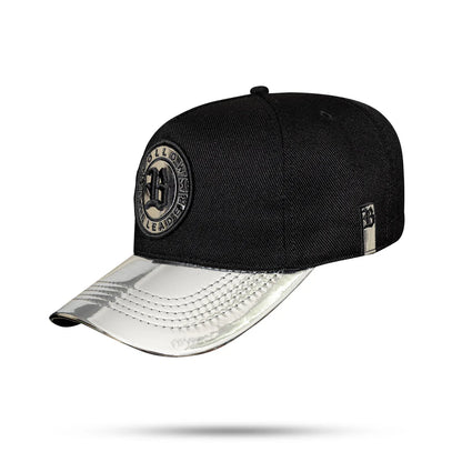 Boné Snapback Preto Follow Reflex Silver