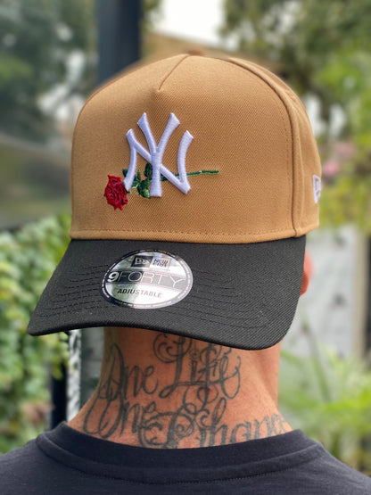 PROMOÇÃO- Boné 9FORTY A-Frame NY Caqui