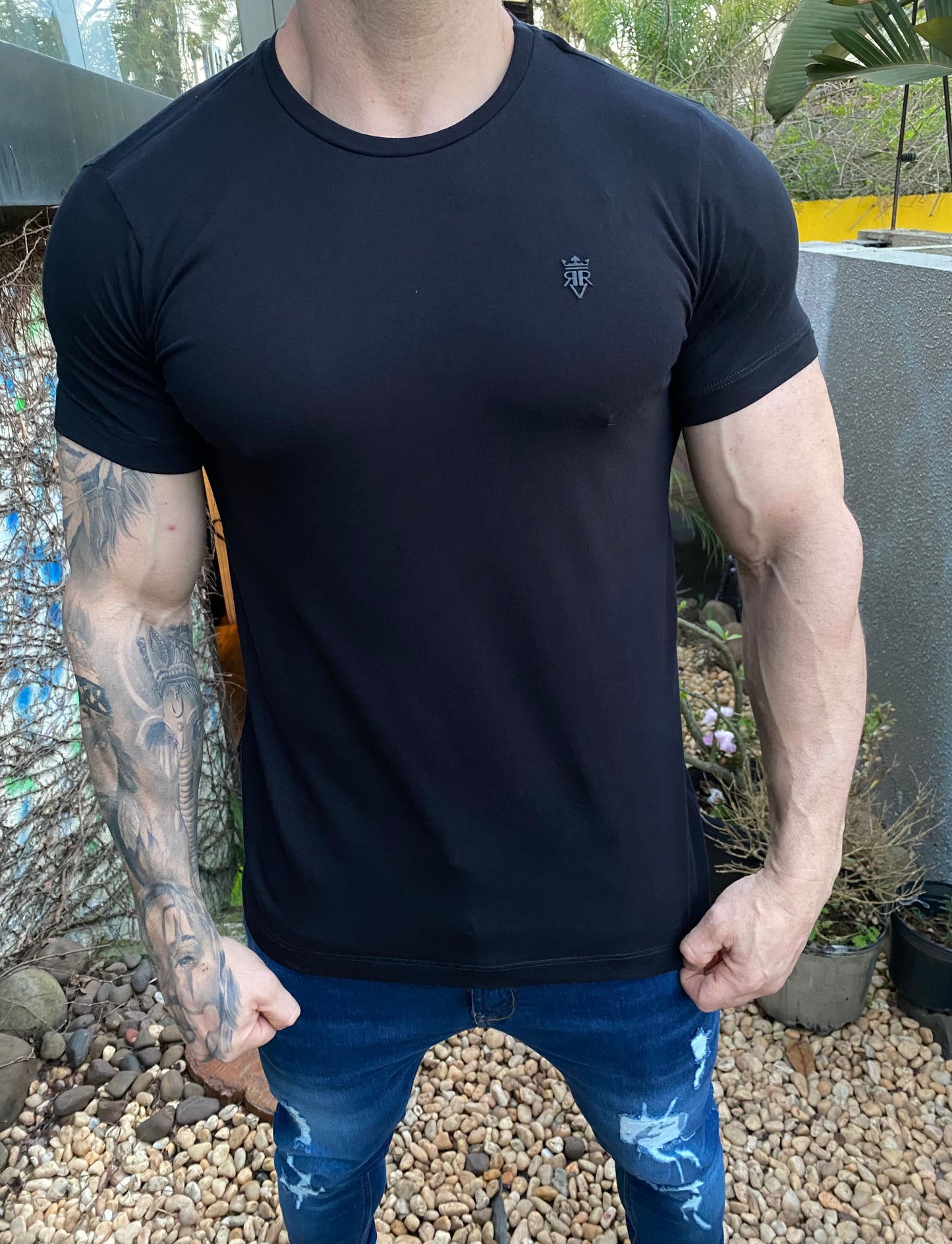 Camiseta Black Algodão Egípcio