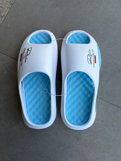 Chinelo Nuvem White Blue Super Leve