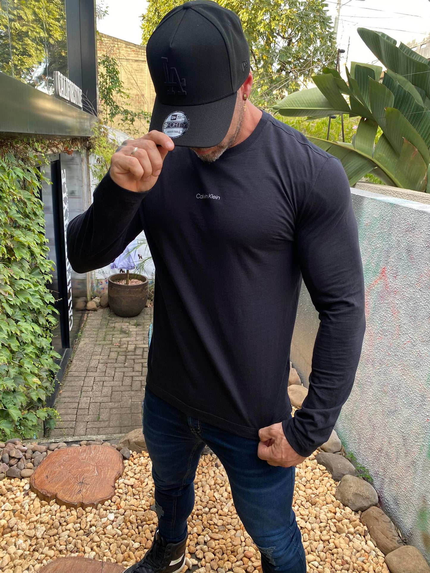 Camiseta Manga Longa Calvin Klein