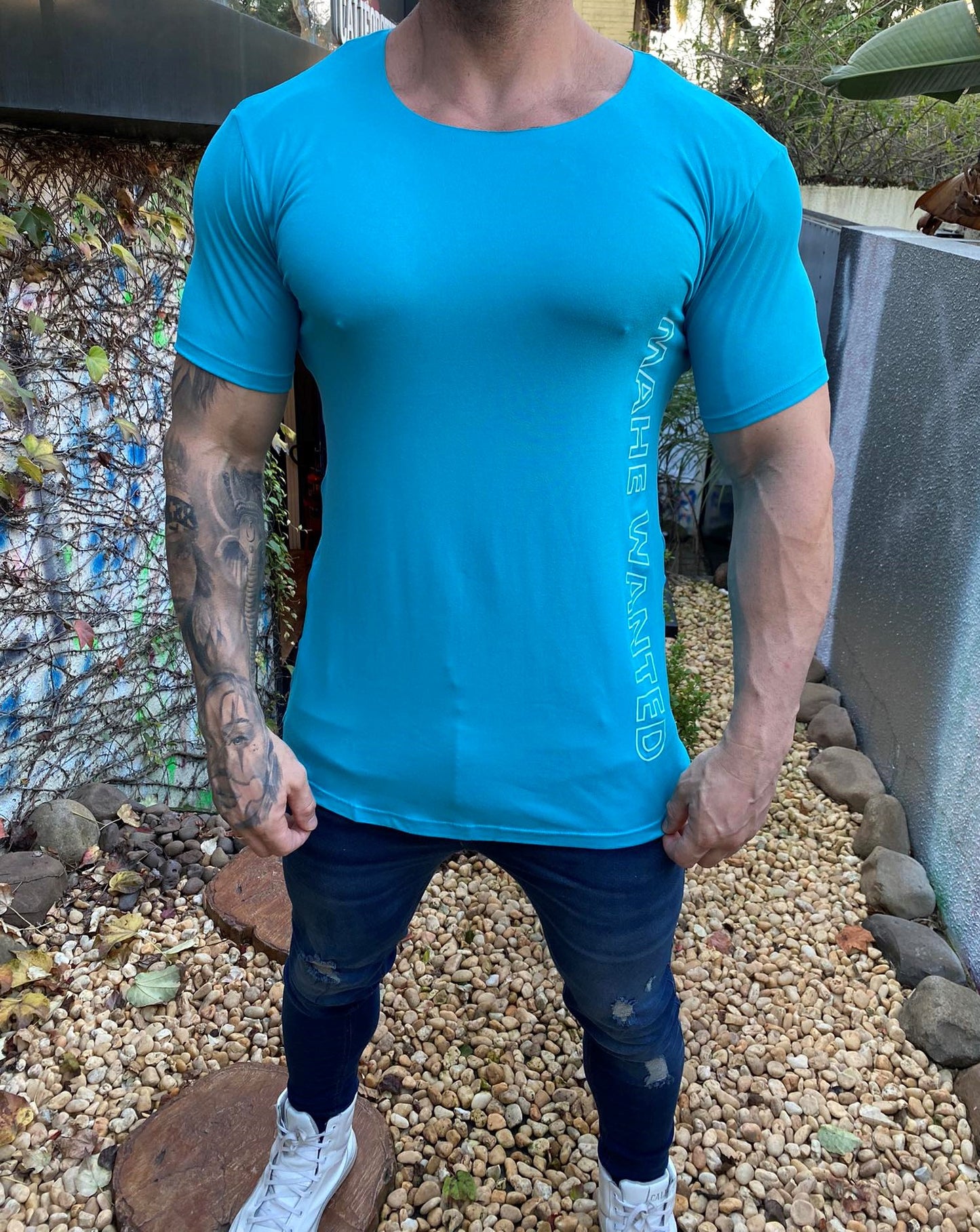Camiseta Mahe Visco Celeste