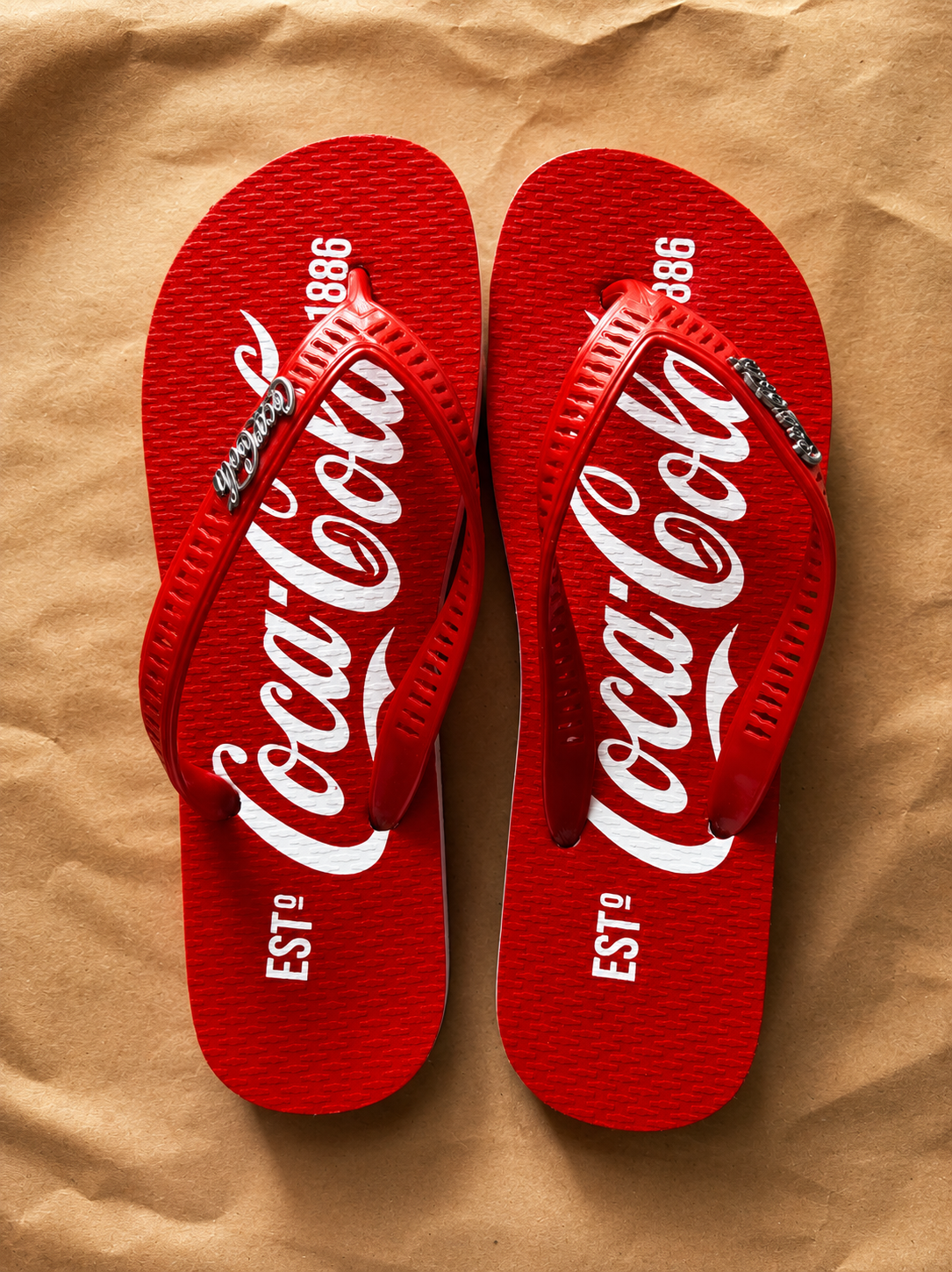 Chinelo Coca Cola Red