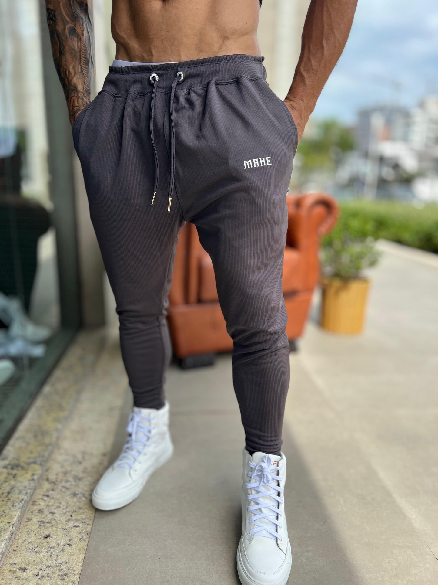 Calça Mahe Skinny Grey