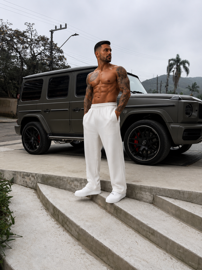 Calça Wide Oversized Premium Off White LV