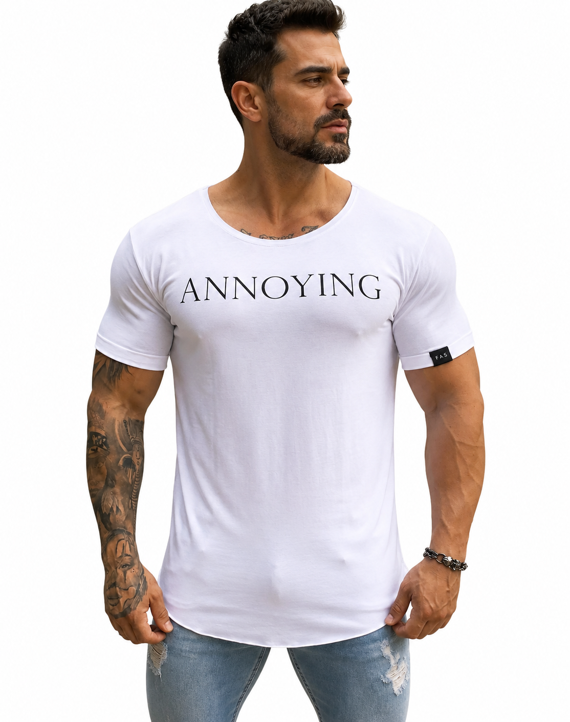 Camiseta Gniyonna - White