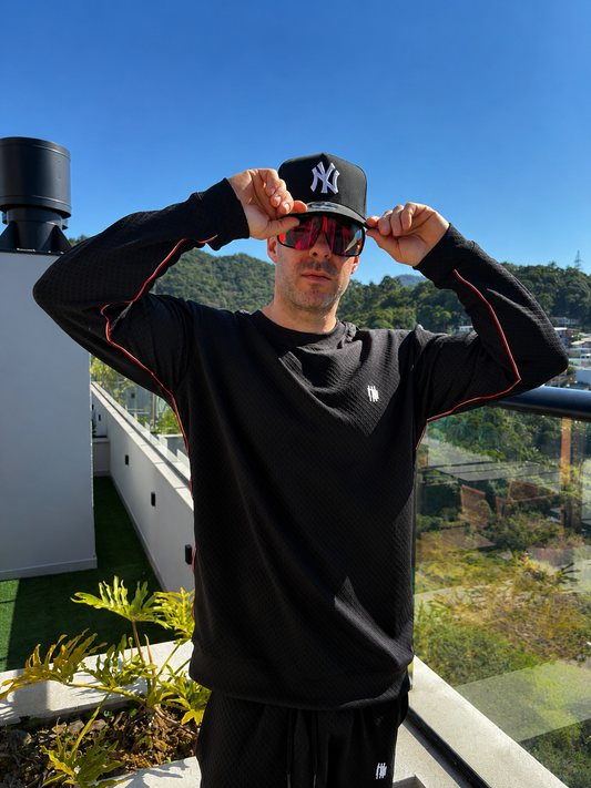 Manga Longa Mahe Mônaco Black