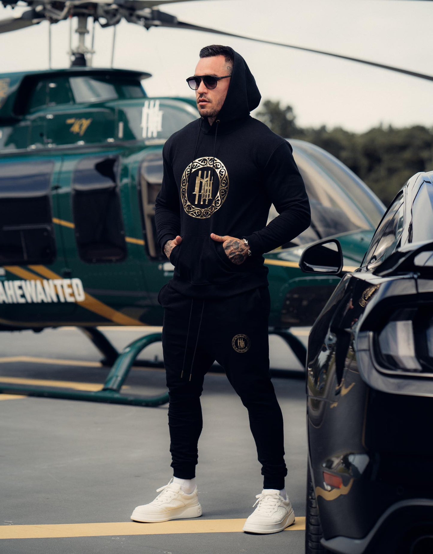 Conjunto Moletom Mahe Black Gold