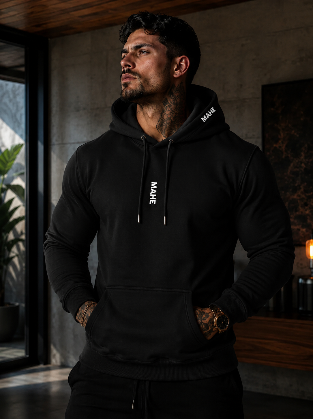 Moletom Mahe Essential Hoodie Black