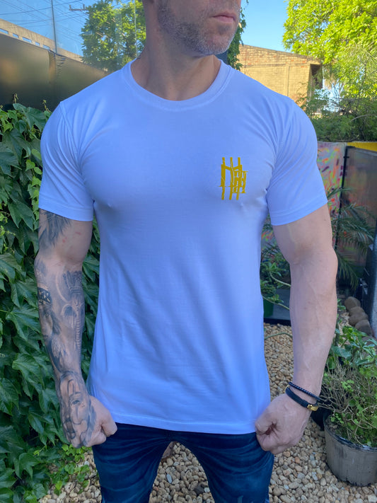 Camiseta Mahe White Yellow