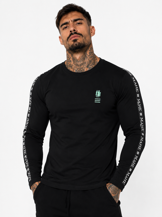 Camiseta Mahe Manga Longa Mônaco Black