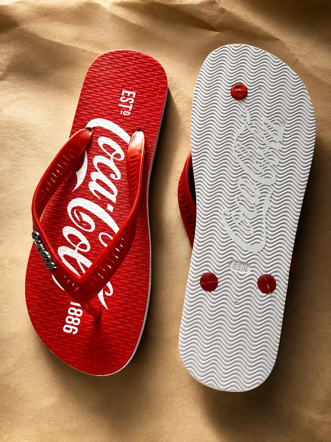 Chinelo Coca Cola Red