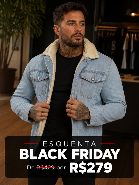 Jaqueta Jeans Forrada