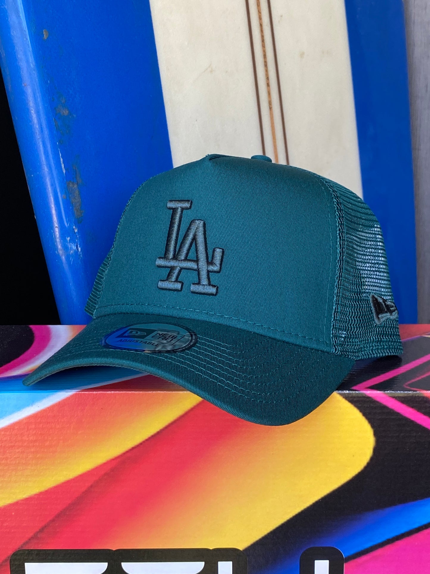Boné New Era LA Eframe Truker Green