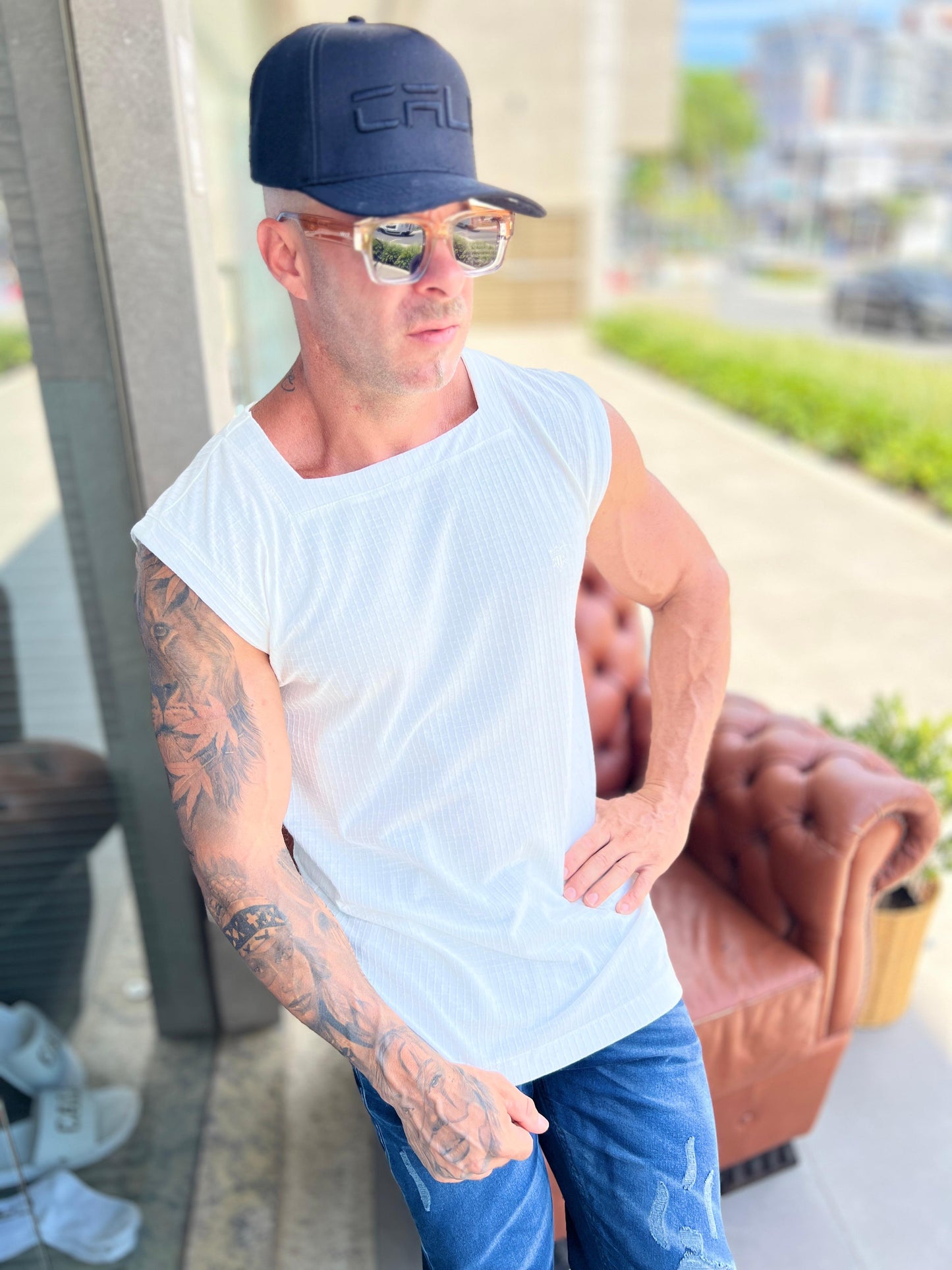 Regata Gola Quadrada Tricot