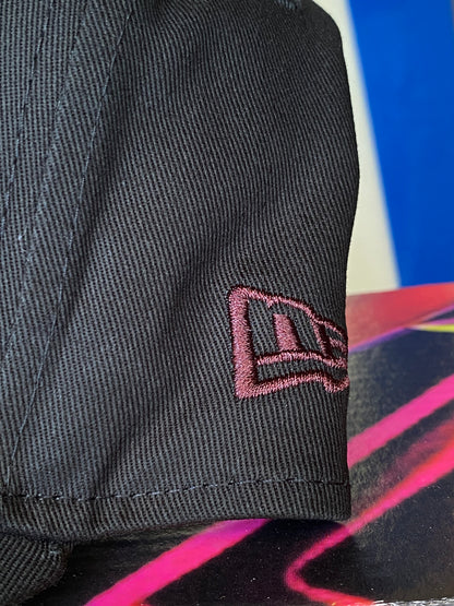 Boné New Era NY Eframe Truker Black Red