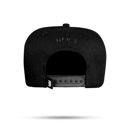 Boné Snapback Preto Follow Reflex Chumbo