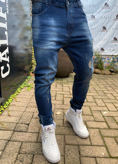 Calça Jeans Skinny Destroyer