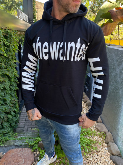 Moletom Canguru Mahe Black White