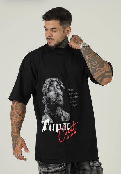 Camiseta Oversized TUPAC Black