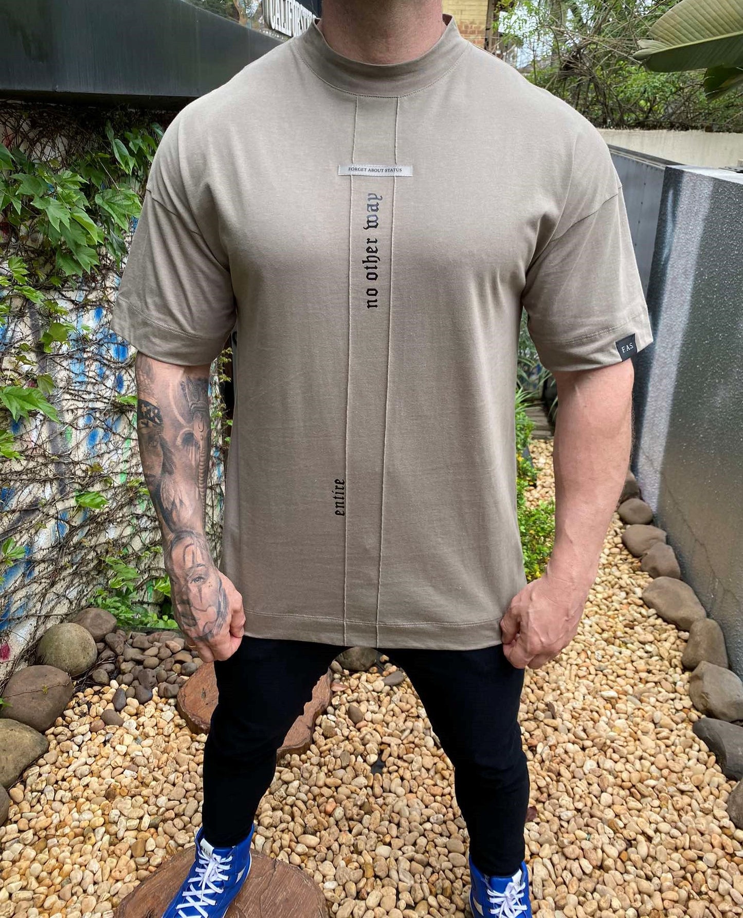 Camiseta Oversized Kaki