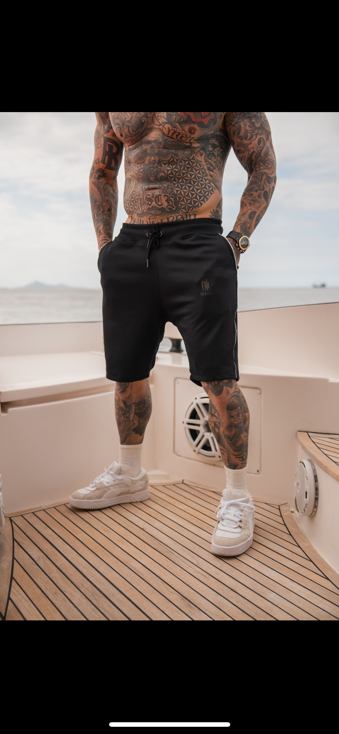 Bermuda Mahe Belbourne Black Confort