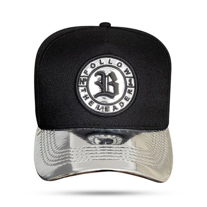Boné Snapback Preto Follow Reflex Silver