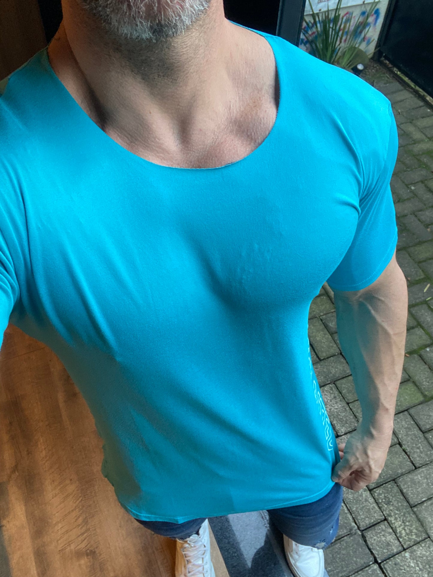Camiseta Mahe Visco Celeste