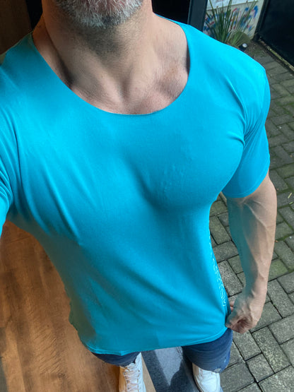Camiseta Mahe Visco Celeste