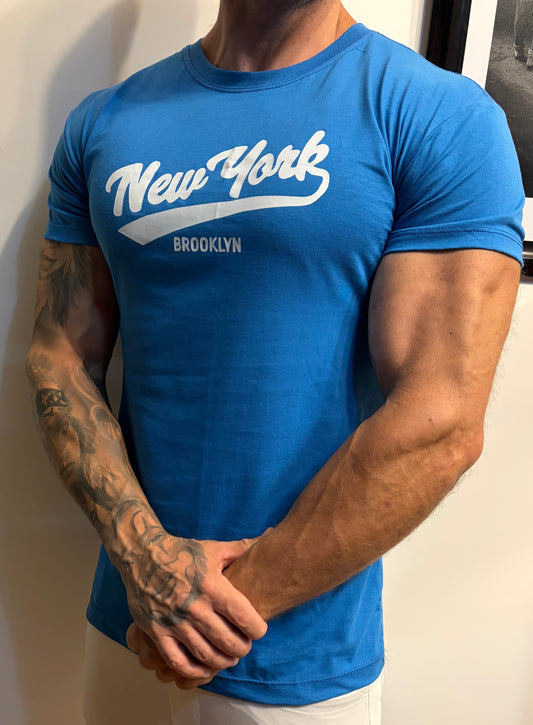 Camiseta T-Shirt New York Broooklyn Blue