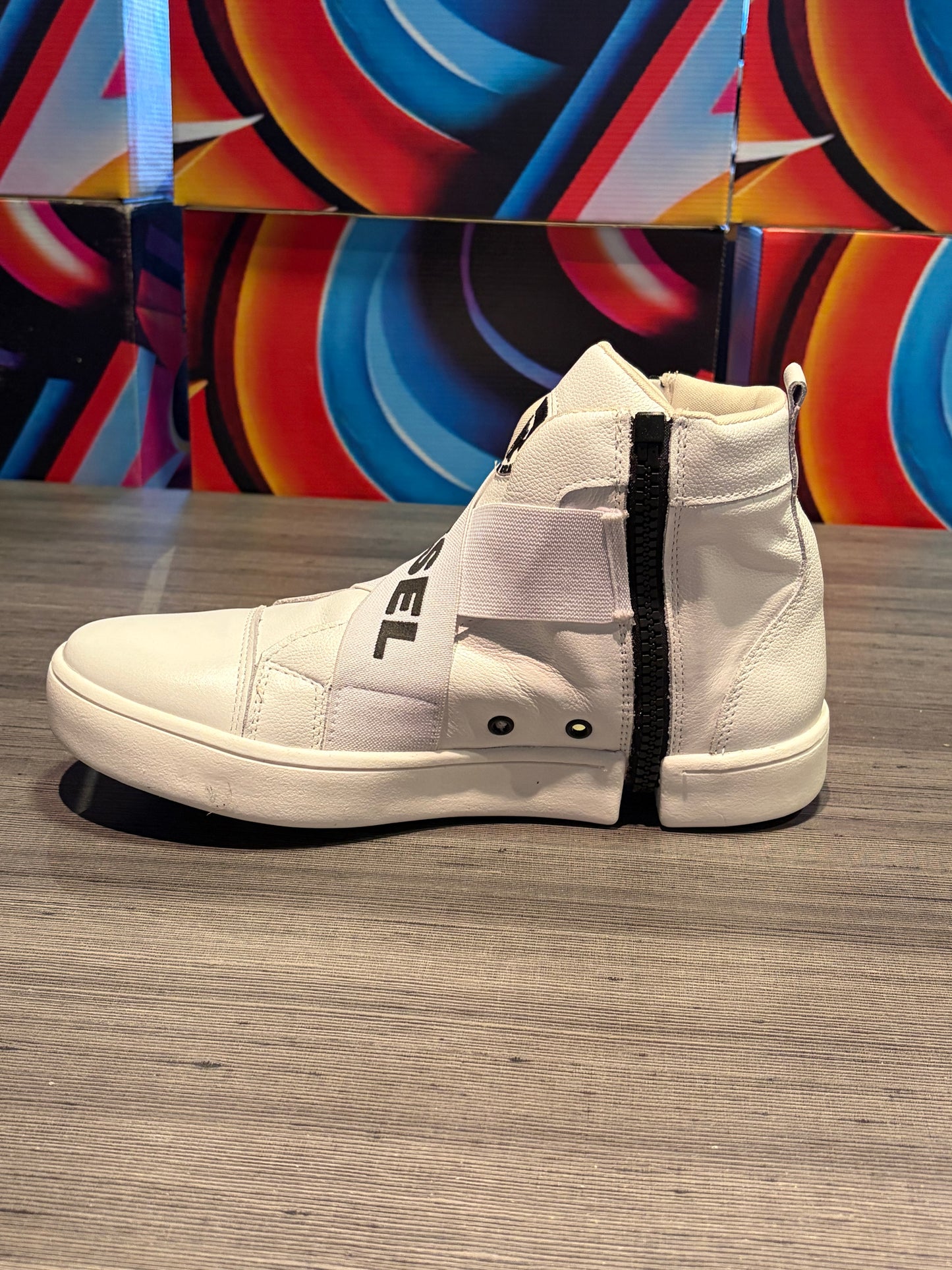 Tênis Diesel Botinha White