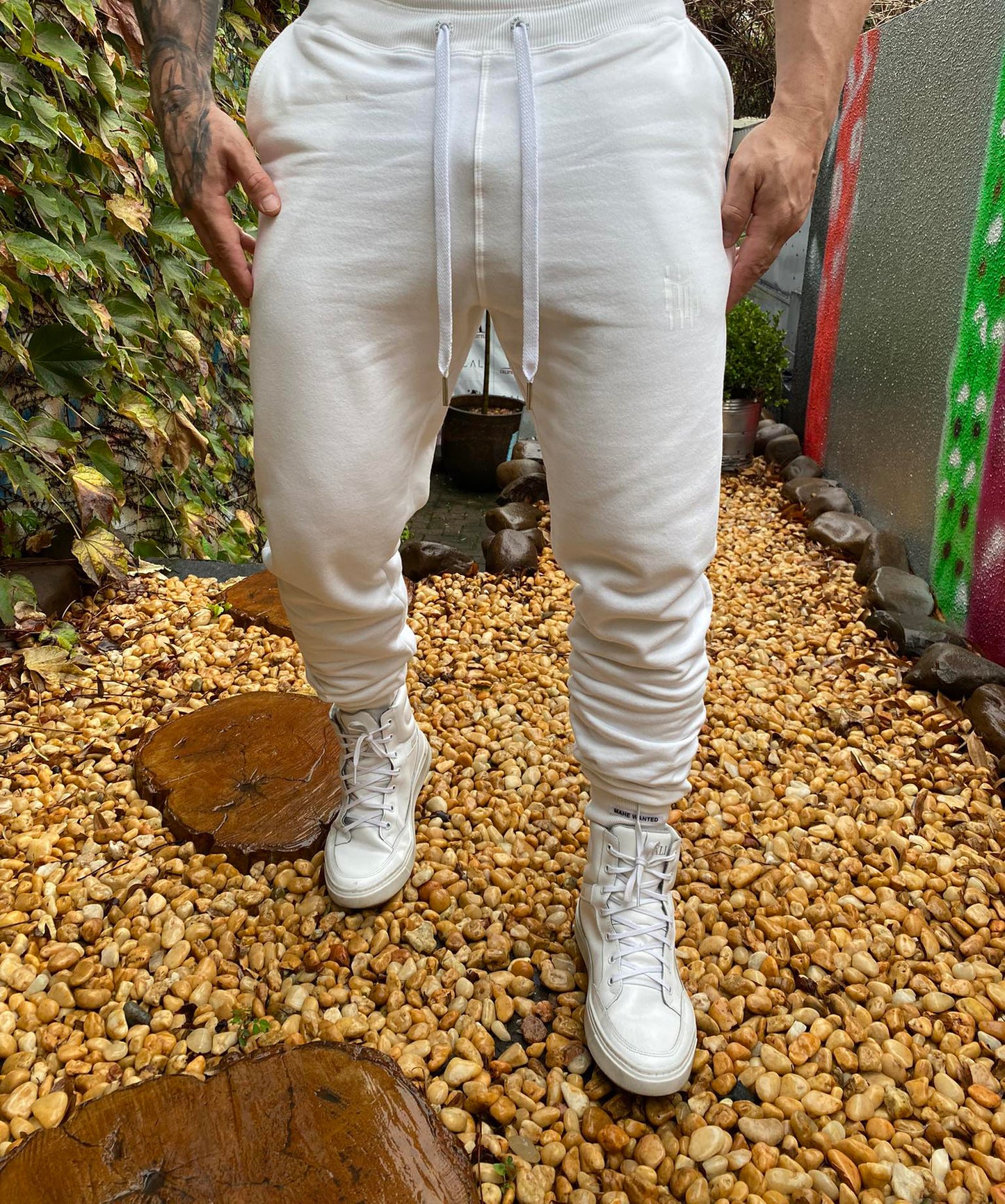 Calça Mahe Moletom White Over