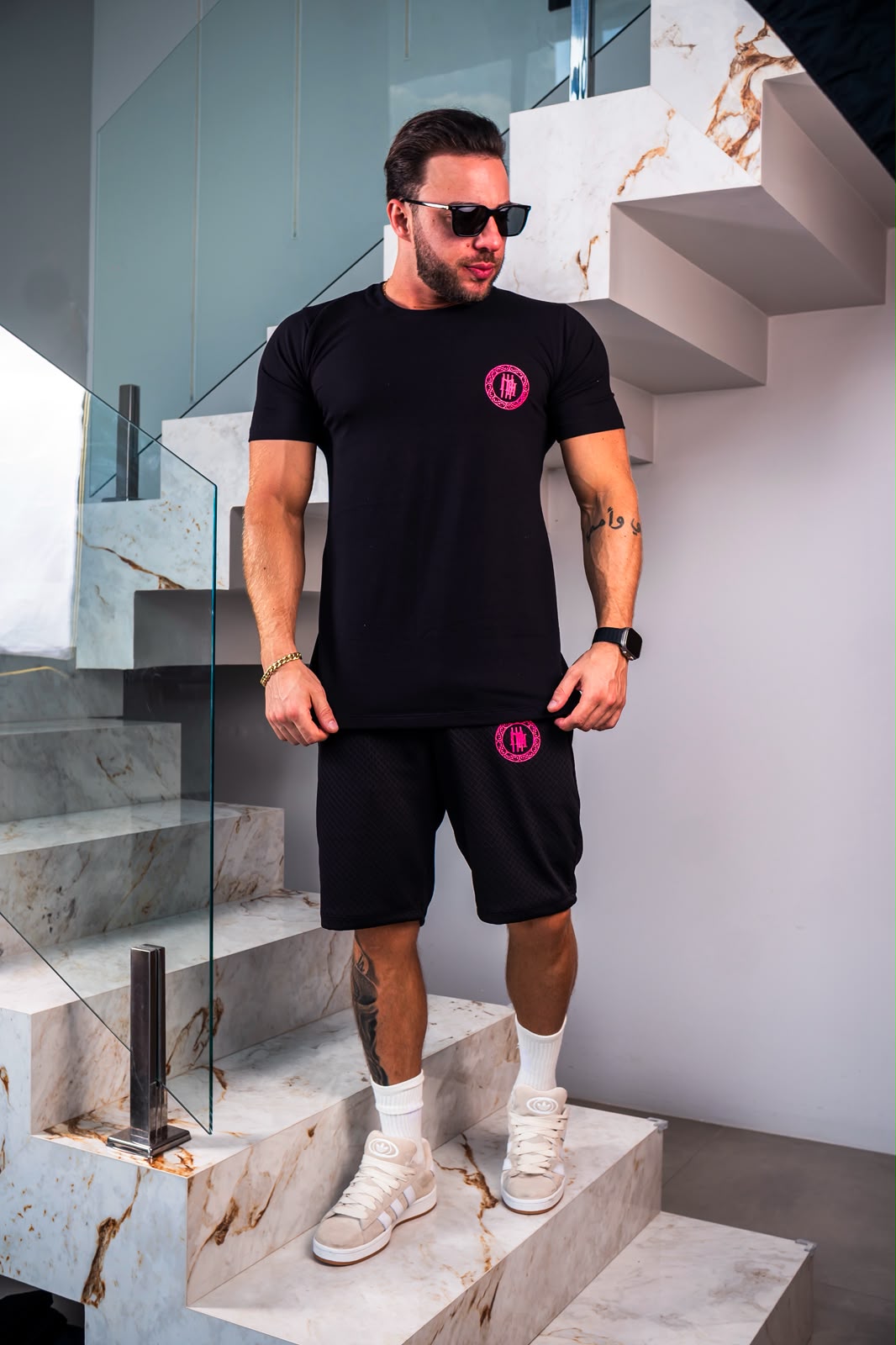 Conjunto Mahe Black Pink