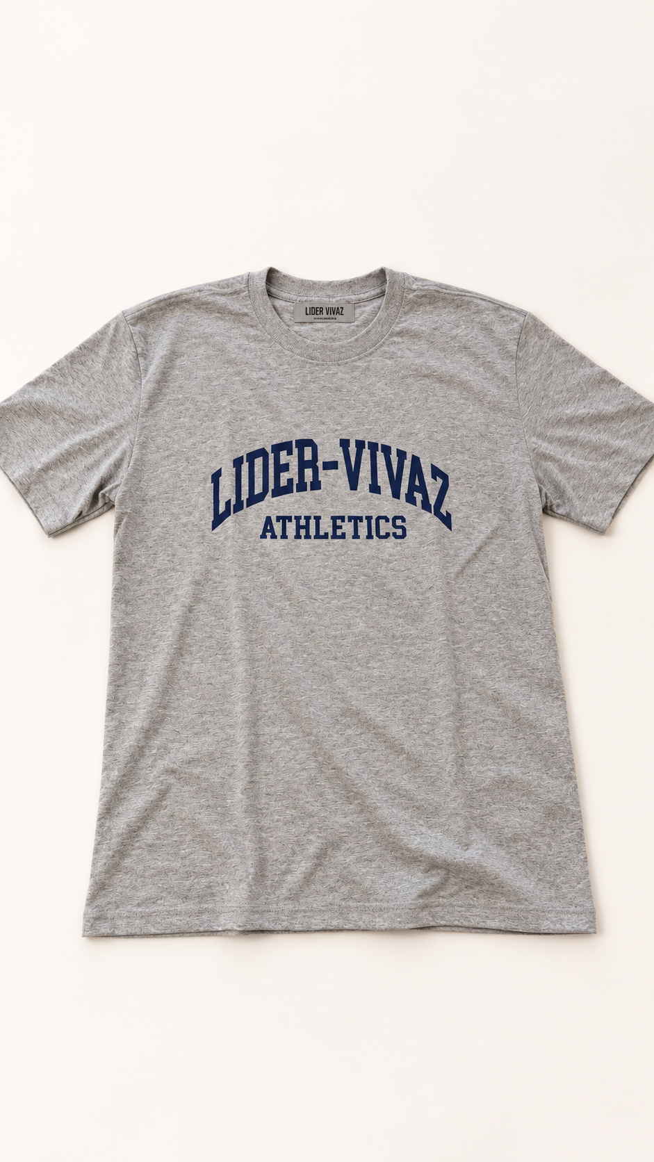 Camiseta Lider Vivaz Premium Cinza Azul