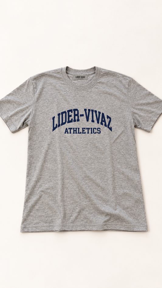 Camiseta Lider Vivaz Premium Cinza Azul