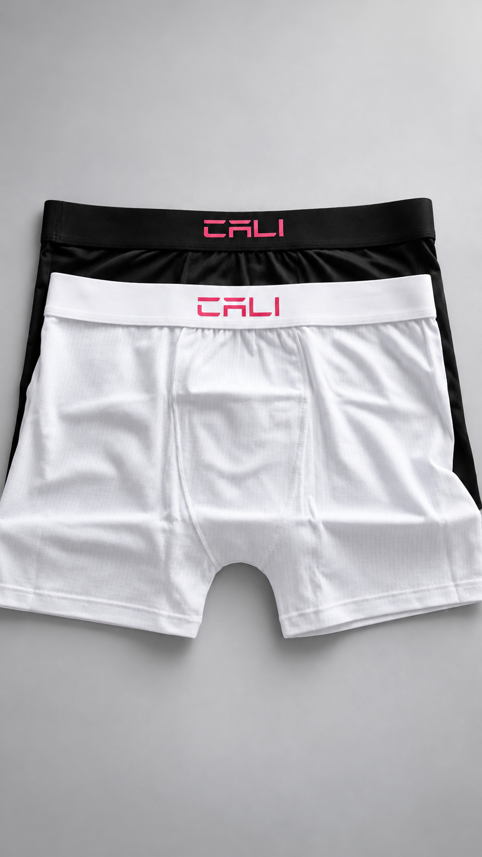Kit com 2 Cueca, Preta e Rosa, Branca e Rosa