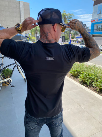 Camiseta Mahe Black Silver Refletiva