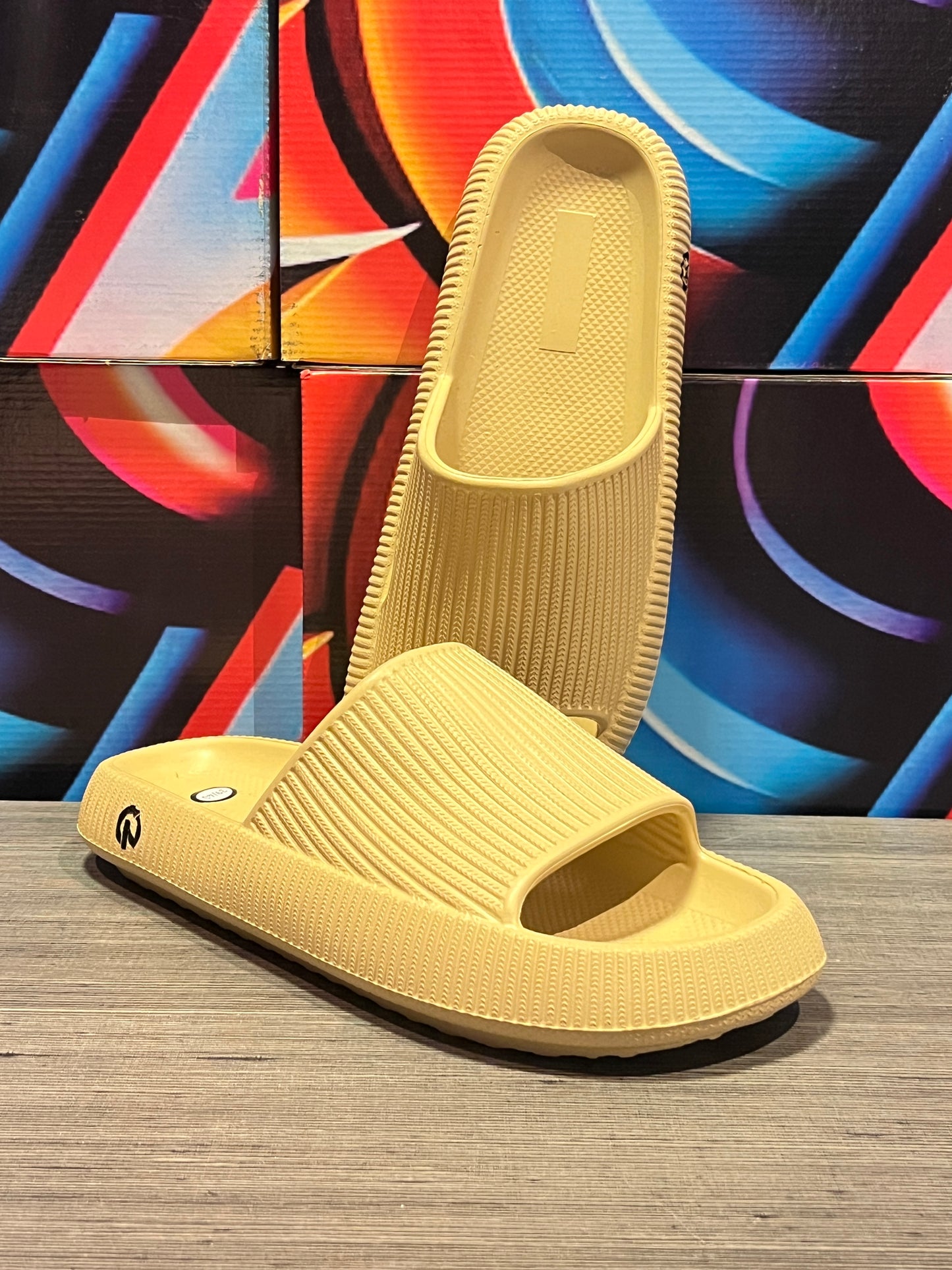 Chinelo Nuvem Bege Super Leve