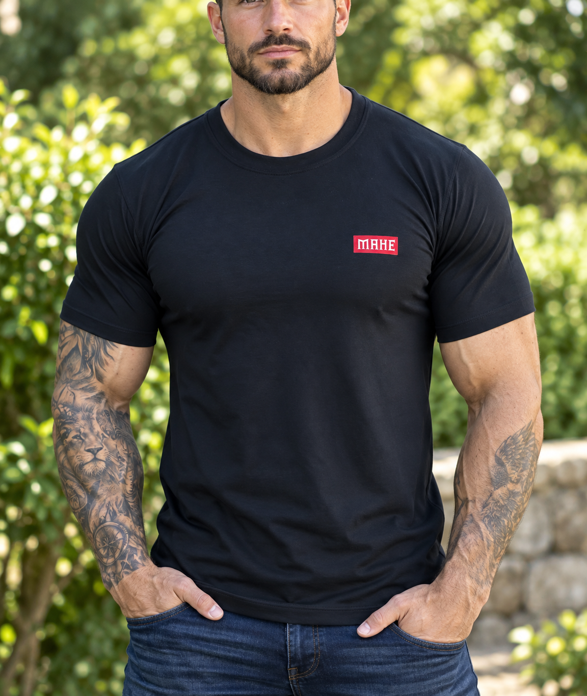 Camiseta Mahe Black Red Sensor
