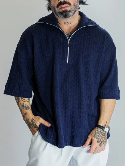 Camiseta Polo Mônaco - Marinho
