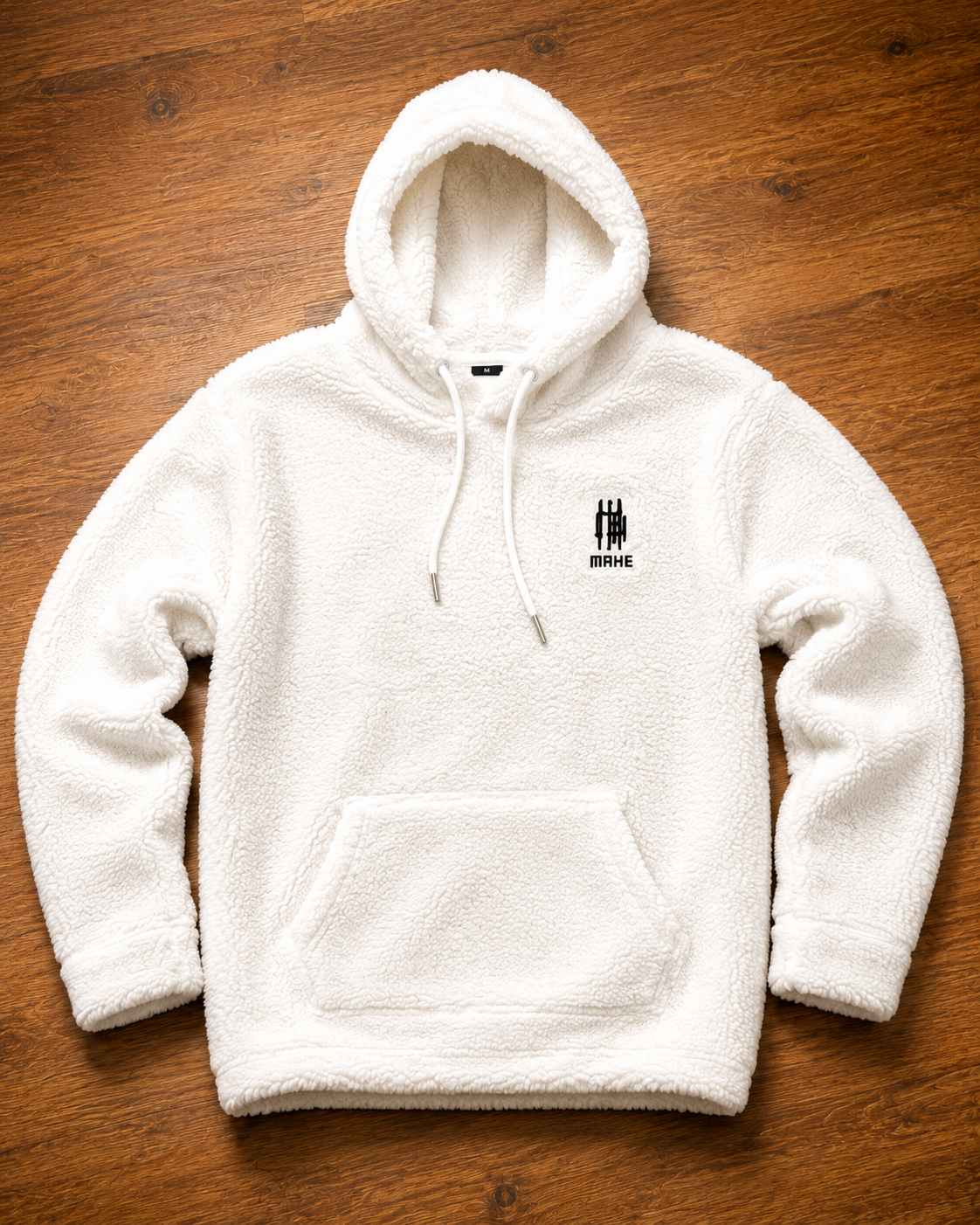 Moletom Canguru Mahe Sherpa White