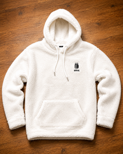 Moletom Canguru Mahe Sherpa White