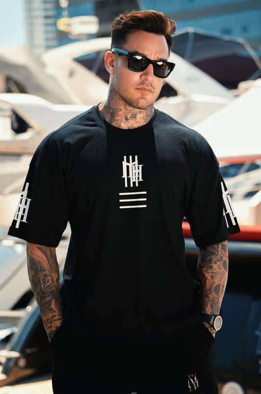 Camiseta Oversized Russian Black